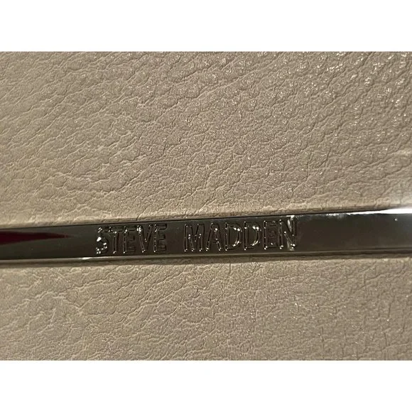 Steve Madden BQUEENIE Bisque Taupe Teal Tote Bag Purse Set NEW Rare - Picture 4 of 14